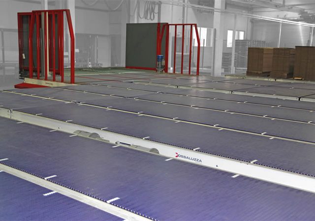 Convoyeur à bandes plastiques